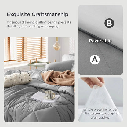 Reversible Comforter Set in a Bag