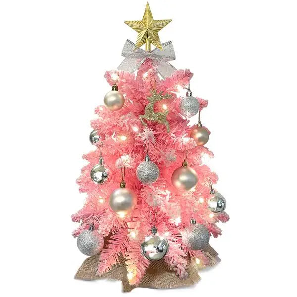 2ft Small Christmas Tree with Lights and Ornaments