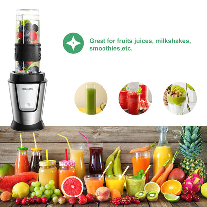 3-in-1 Multifunctional Food Processor 700W Portable Juicer Blender, Chopper and Dry Grinder