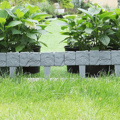 5 or 10pcs Garden Fence Imitation Stone Plant Support