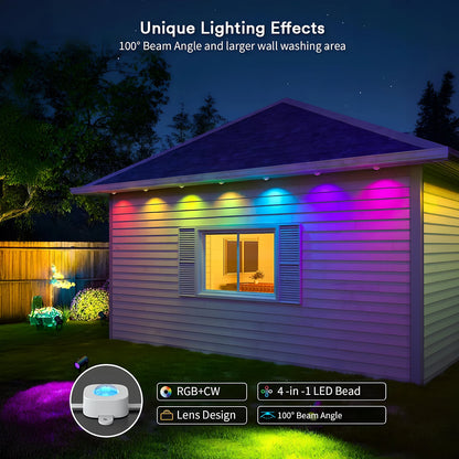 Permanent  Smart Outdoor Lights with Scene Modes  for  All Holiday