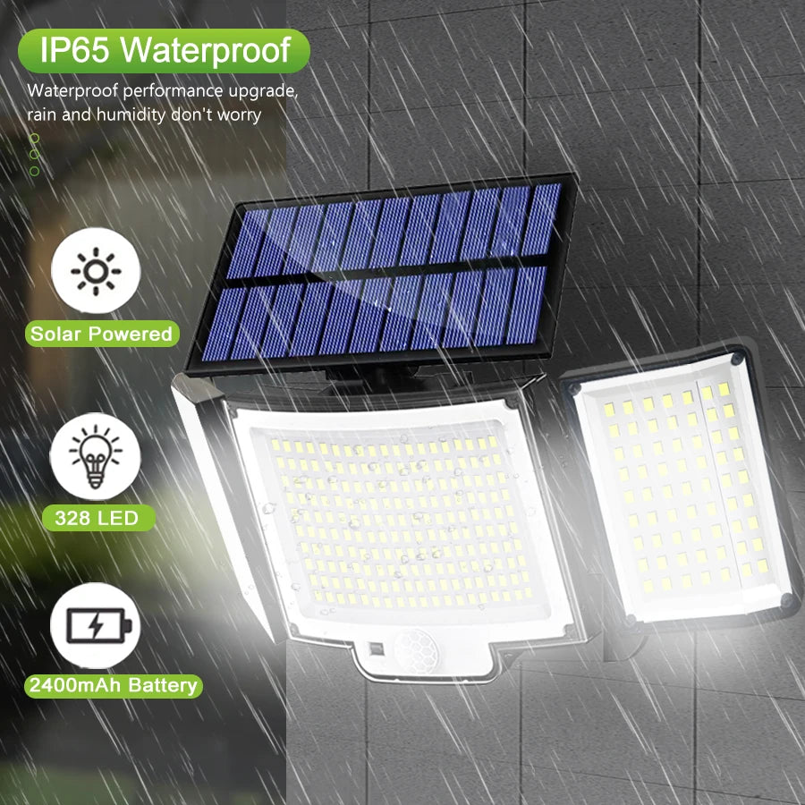 Super Bright Motion Sensor Solar Light Outdoor 328/348 LED