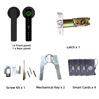 Digital Electronic Fingerprint Door Lock with Password/Key/IC Card/ Smartlife/APP Unlock