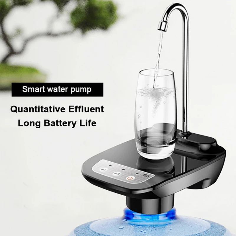 Electric Water Gallon Pump Automatic Water Bottle Dispenser  Rechargeable