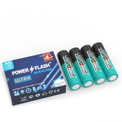 AA 100 pcs Alkaline Long-Lasting Batteries