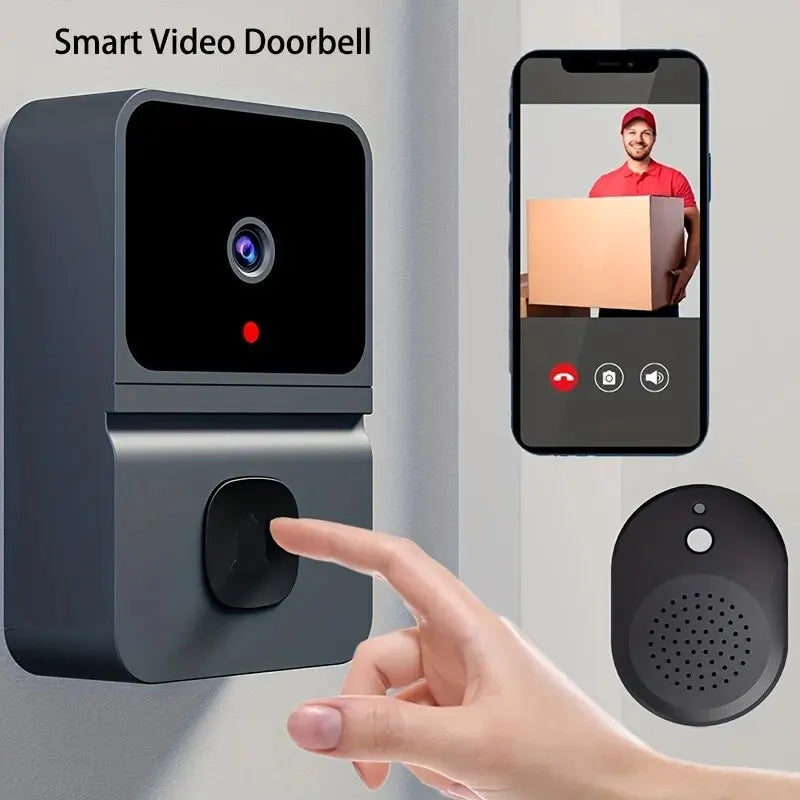 Wireless Doorbell WiFi Outdoor HD Camera Security with Night Vision