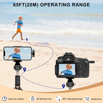 Wireless Microphone Portable  for iPhone Android Live Broadcast