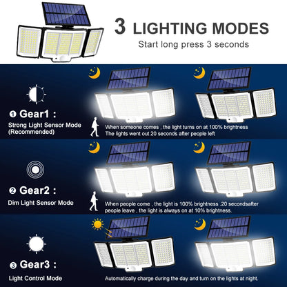 Super Bright Motion Sensor Solar Light Outdoor 328/348 LED