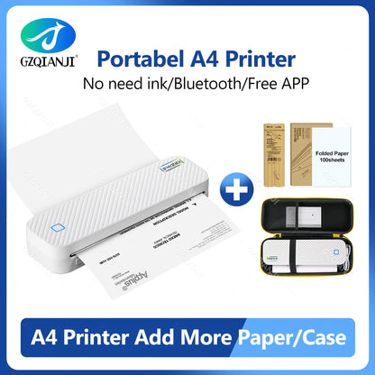 Portable A4 Thermal Printer for Office, Work, Home ,School