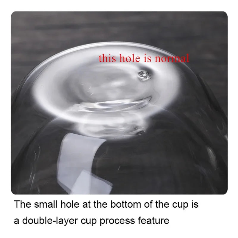 Heat Resistant Double Wall Glass Cup