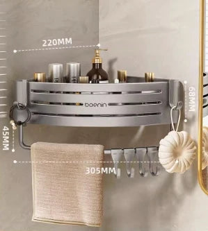 Wall Mounted Bathroom Shelves Shower Corner Shelf