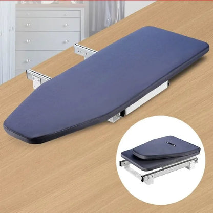 Retractable Rotating Ironing Board Gray Foldable