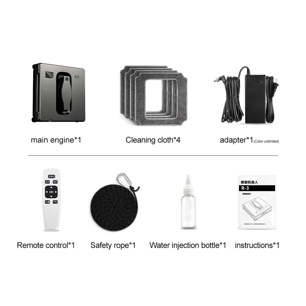 Window automatic water spray cleaning robot cleaner with remote control