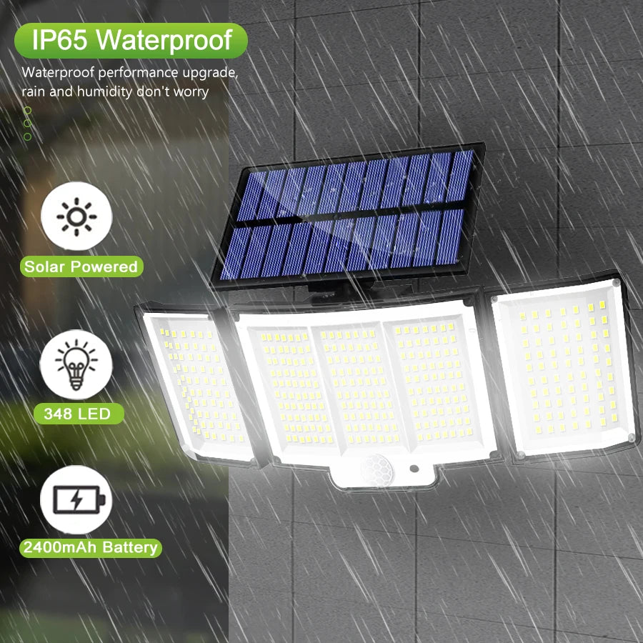 Super Bright Motion Sensor Solar Light Outdoor 328/348 LED