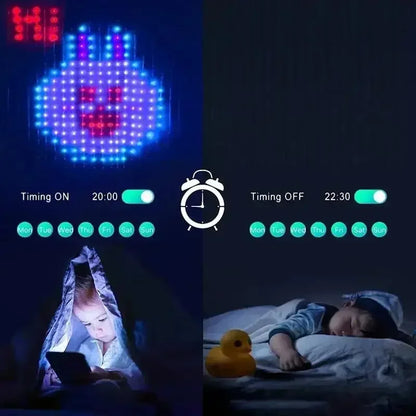 400 LED  Smart Curtain Garland Light APP Remote Control